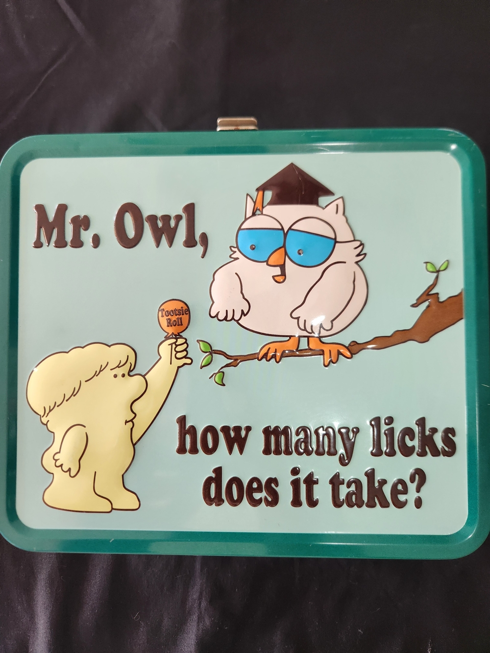 Tootie Mr. Owl "How Many Lick" Metal Lunch Box